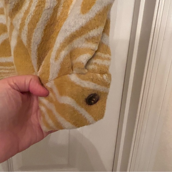 Anthropologie RAHI Zebra Shirt Jacket Size S - Picture 7 of 8